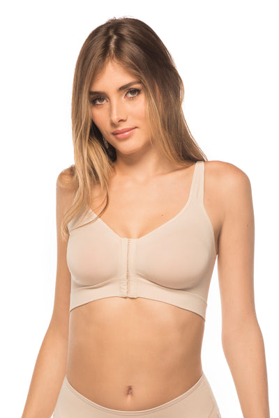 Front Open Bra with Moulded Cups for Natural Shaping Regular Bra, 1 Piece