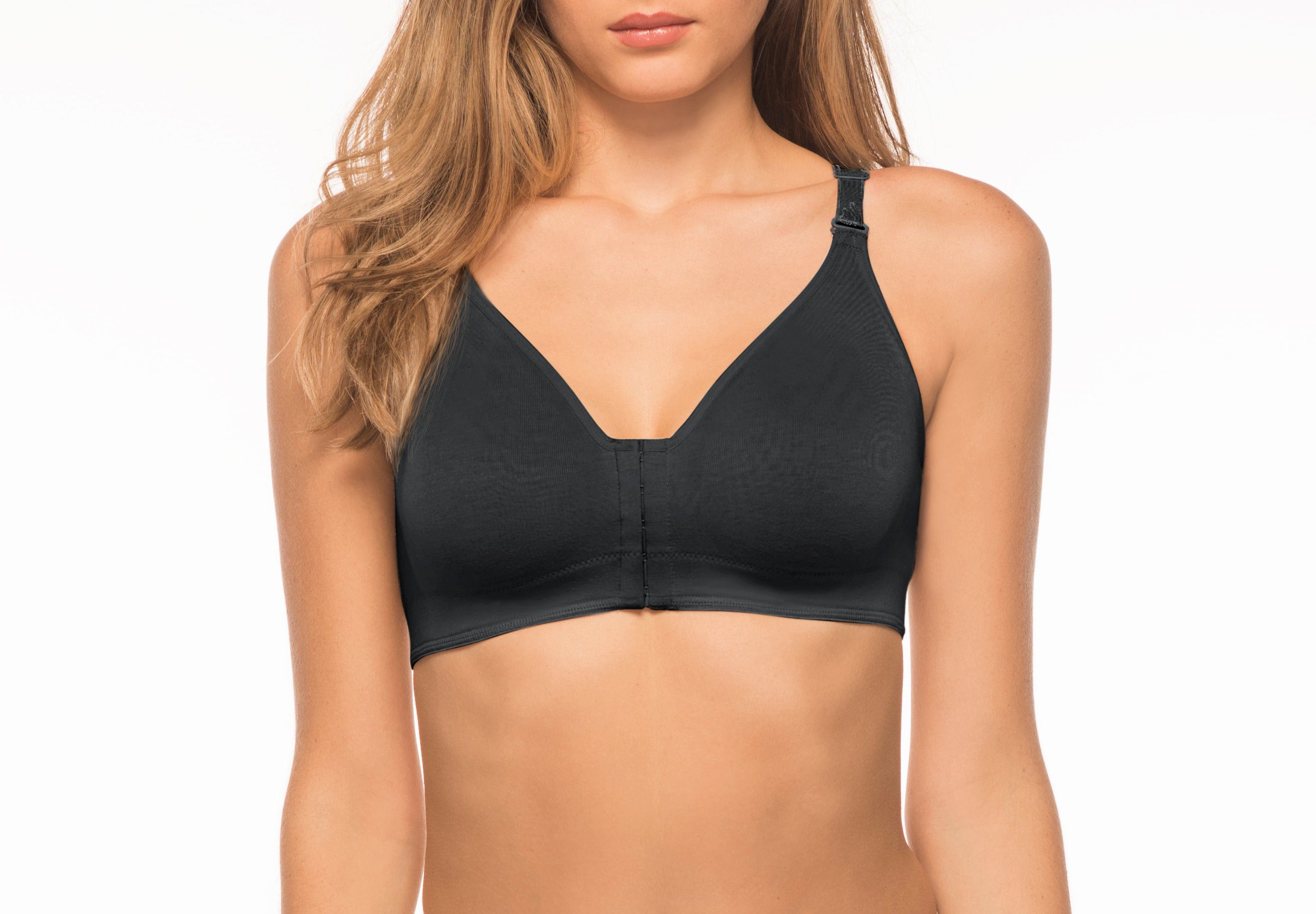 Annette Women's Softcup Bra with Molded Cups and Front Closure
