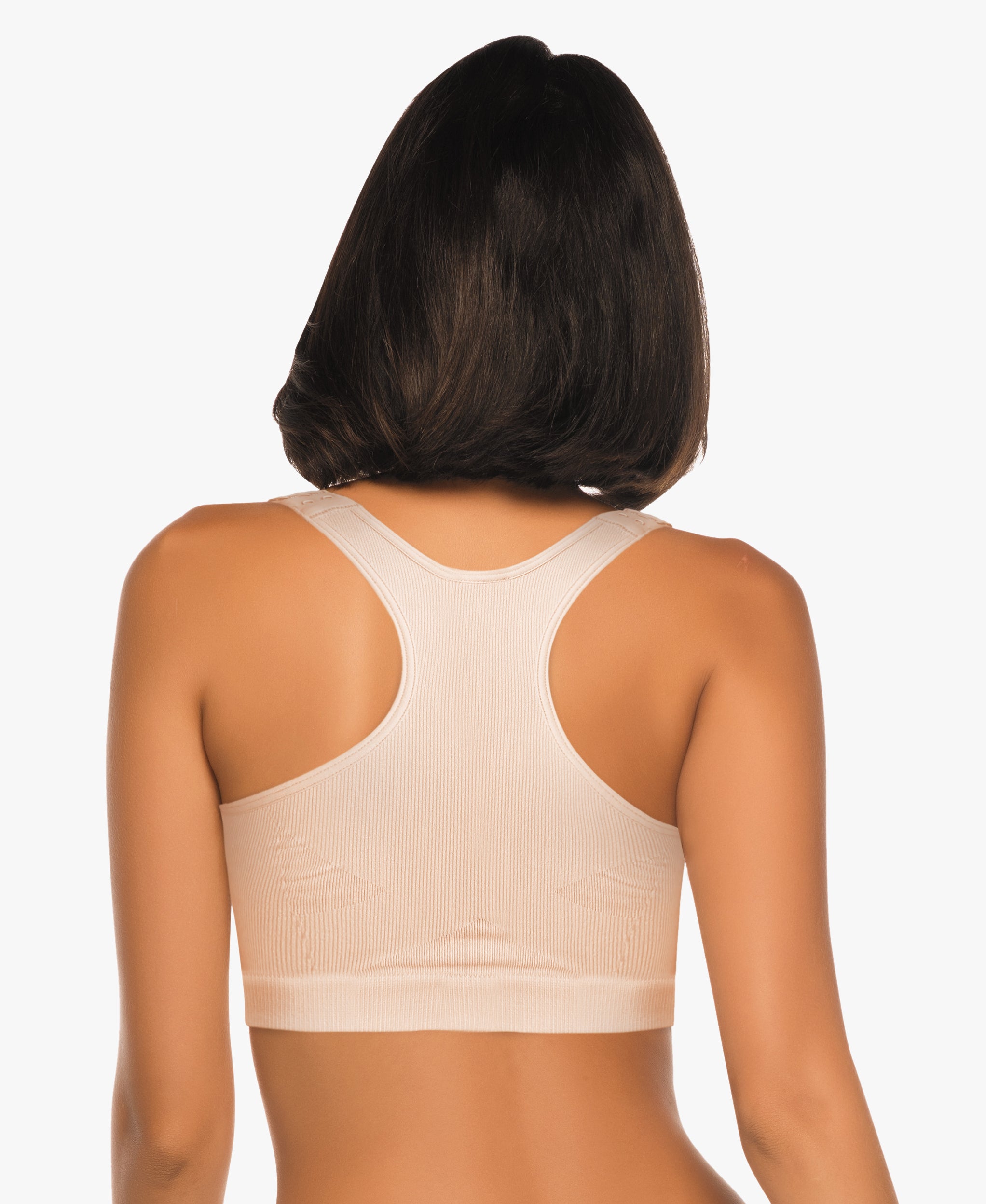 Annette’s Post Surgical Front Close Longline Recovery-Sleep-Leisure Bra -  WL0010BR